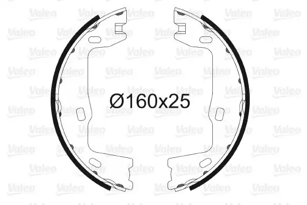 Valeo 562572 El Fren Balatası Opel Astra F Vectra A B Omega B 841603