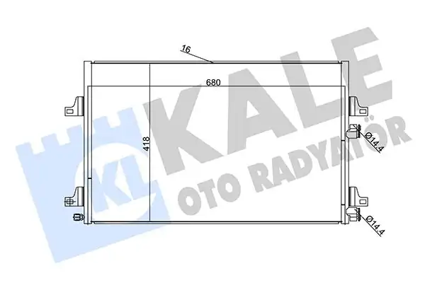 KALE 345290 | Klima Radyatörü Kondanser Renault Espace IV