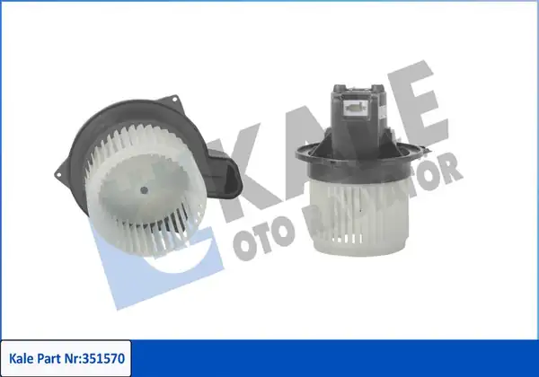Kale Radyatör 351570 Kalorifer Motoru Fiat 500 500c Panda 0 9 1 3dmtj 1 4 13 M-T Ac 12v