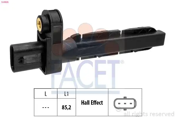 FACET 9-0826 | Krank Sensörü Bmw F20 F10 F45 F46 E90 F30 G20 G30 F32 F36 F01 G11 F25 F26 G01 G02 E70