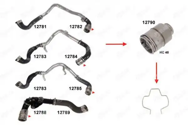 IBRAS 12792 | Turbo Borusu Segmanı Nv400 Movano B Master III Movano B II 2 3 dCi CDTI