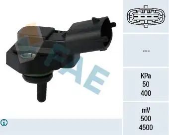 FAE 15095 | Turbo Basınç Sensörü Daf Cf75 Cf85 Xf95 Xf105 Renault Premıum Kerax Midlum Iveco Eurocargo Ford Cargo 4 Pin