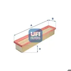 UFI 30.302.00 | Hava Filtresi Clio III Modus Twingo 07-1.2 16V