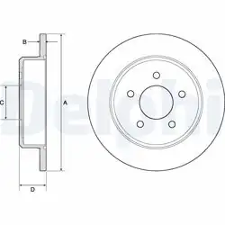 DELPHI BG3739 | Fren Diski (Çiftli Paket) , Deliksiz