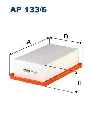 FILTRON AP133-6 | Hava Filtresi Twingo III 0 9 Tce 14 Fortwo Coupe 453 14