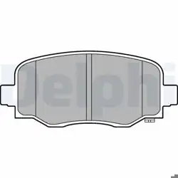 DELPHI LP3253 | Arka Fren Balatası Jeep Cherokee (Kl) 2.0Crd 4×4 14-2.4 4×4 13 -