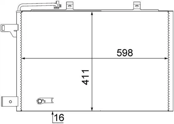 MAHLE AC370000S | Klima Radyatörü A Class W169 04 12 B Class W245 05 11 788394