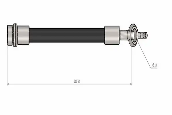 CAVO C900950A | Fren Hortumu Arka Toyota Auris 1 6 Zre151 07 12 2 Adet