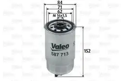 VALEO 587713 | Yakıt Filtresi (Mazot) (Fiat Stilo Multı Wagon 1.9 JTD)