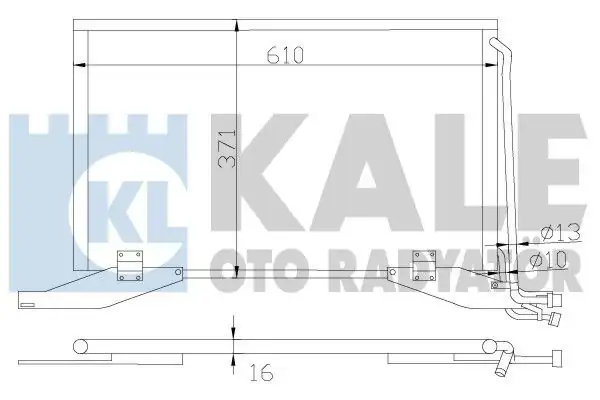 KALE 392800 | Klima Radyatörü Mercedes E Class W210 S210 97 03 E200 E220 E290