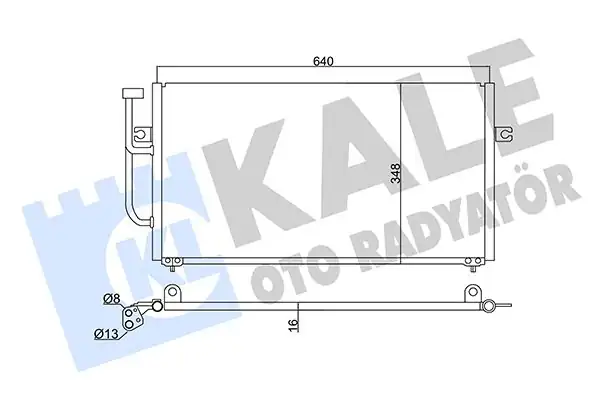 Kale Radyatör 345595 Klima Radyatörü Mitsubishi Carisma 1 9 Dı-D 2000 Volvo S40 1999
