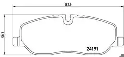 BREMBO P44014 | Fren Balatası Ön Landrover Dıscovery3 R.Rover Sport 2.7