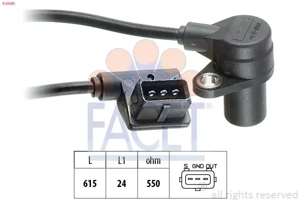 FACET 9.0049 | Krank Sensörü BMW M40/M50 E34/E36 93-95