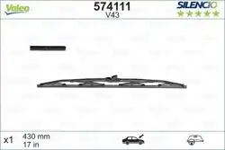 VALEO 574111 | Silecek Süpürgesi 430mm Suzuki (St + Yt) Corolla Em (Yt)