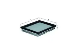 MAHLE LX1298 | Hava Filtresi Honda Civic 1.4 96-00 Nissan Primera P11 96-02 Almera 95-00 Juke 10-13