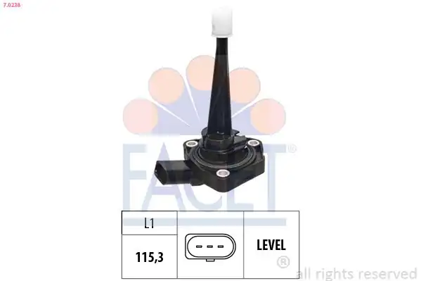 FACET 7-0238 | Yağ Seviye Sensörü Amarok 13 Crafter 12 Transporter T7 16 A8 14 Cjkb CDCA CDBA Cnea Cnfa Csha