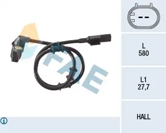 FAE 78134 | ABS Sensörü Arka Sağ Mercedes ML Class W163 98 05