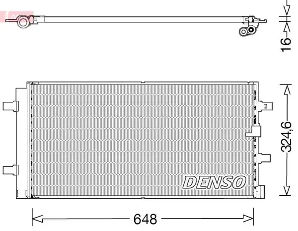 DENSO DCN02044 | Klima Radyatörü Audi A6 11-18 A7 11-14