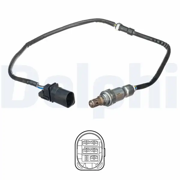 DELPHI ES21091-12B1 | Oksijen Sensörü Seat Altea 1 2 TSI Skoda Fabia Octavia Rapid Yeti 1 2 TSI 10 15