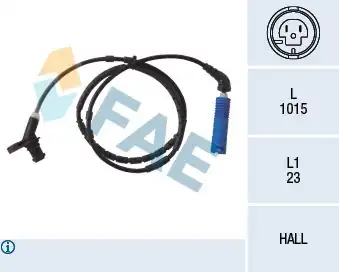 FAE 78039 | ABS Sensörü Arka E46