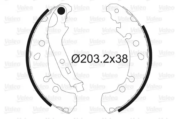 Valeo 564108 Arka Fren Balatası Kampana Fransa Montaj Toyota Yaris 05 Charade 11 203 38