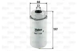 VALEO 587739 | Yakıt Filtresi Ford Transit V347 2.2-2.4-3.2 TDCI 06-12
