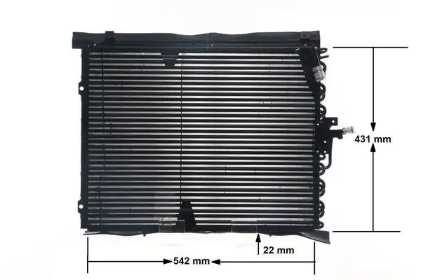 MAHLE AC133000S | Klima Radyatörü Mercedes W124 S124 C124 M102 85 93