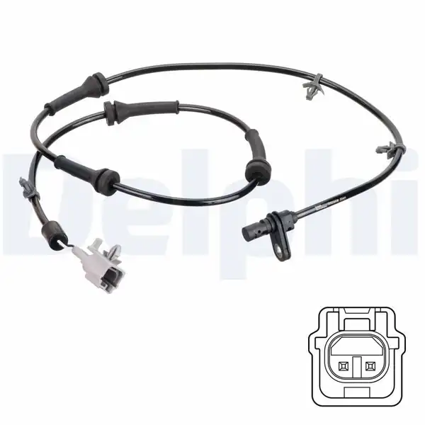 DELPHI SS20806 | ABS Sensörü Arka Nissan Qashqai J10 1 5 2 0 dCi 07 13