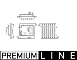 MAHLE ABR36000P | Klima Fan Regülatörü Mercedes W203/CL203/W220/W221/W163 98-13