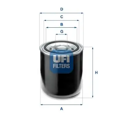 Ufi Filtre 27 A66 00 Hava Kurutucu Filtre Yağ Ayiricili Universal Y M 14 Bar