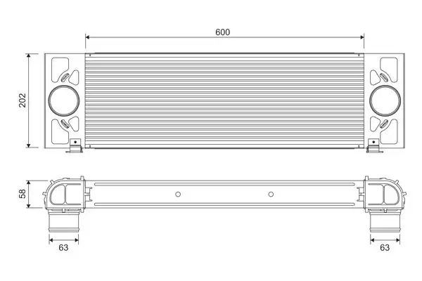 Valeo 818376 Turbo İntercooler Radyatörü Ford Transit 2 2 135 140ps 11 3 2 200ps TDCI 06