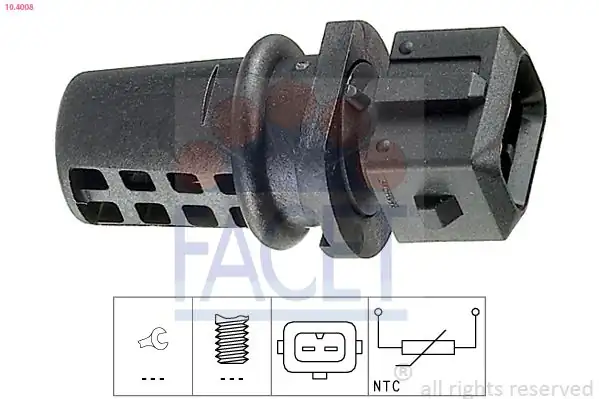 FACET 10-4008 | Hava Sıcaklık Sensörü Chevrolet Aveo Kalos Lacetti 853026