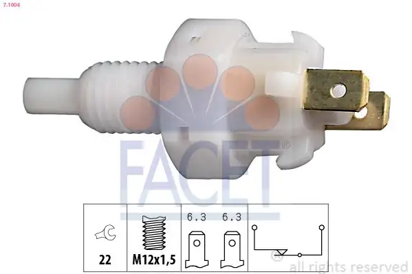 FACET 7-1004 | Fren Lamba Müşürü Corsa B Combo B Tigra A