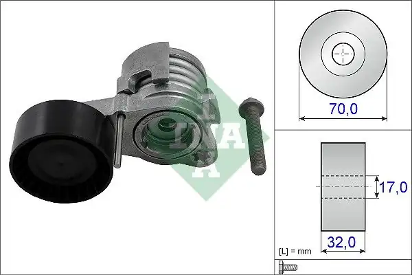 İna 534043210 V Kayış Gergi Kütüğü Bmw F10 F11 F01 F02 F03 F04 F25 N52 N53 09 18