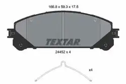 TEXTAR 2445201 | Ön Fren Balatası Toyota Rav4 A4 2.5 Hybrid 13-15