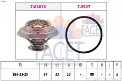 FACET 7.8301 | Termostat BMW M41 M51 E34 E36 E38 E39 Range Rover 2 94  02 Opel Omega B Rover 800 90  99