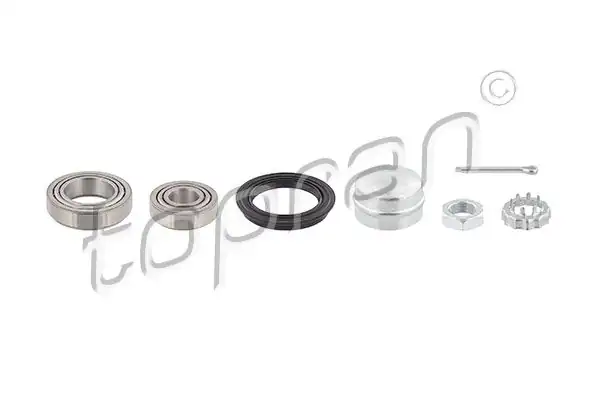 TOPRAN 102832 | Arka Teker Rulmanı Set VW Caddy Golf Passat Polo 83 03