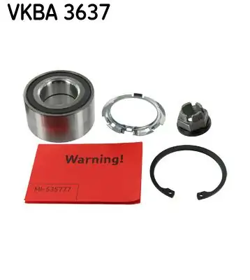 SKF VKBA3637 | Ön Teker Rulmanı Kit Captur İ 12 Clio III 05 12 Clio IV 12 Kango II 10 Sandero II 08