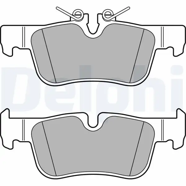 DELPHI LP2719 | Fren Balata Arka 14-2-Seri (F45) X1 (F48)
