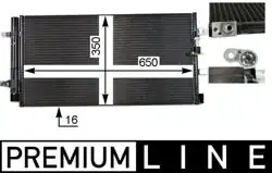 MAHLE AC738000P | Klima Radyatörü (Kondenser) 08-18 Aı.A4-A5-A6-A7-Q5