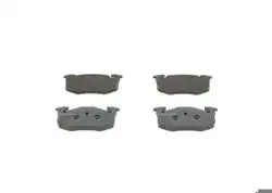 BOSCH 0986460970 | Fren Balatası Arka Peugeot 106/206/306 Renault Clio-II 1.2-1.4 00/03