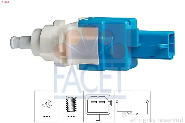 FACET 71209 | Debriyaj Sensörü Fiat Punto 01 12