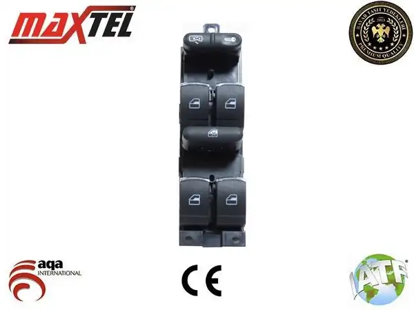 MAXTEL 18206006 | Cam Düğmesi Ön Sol Bora Golf IV Passat 13 Fişli 2071640