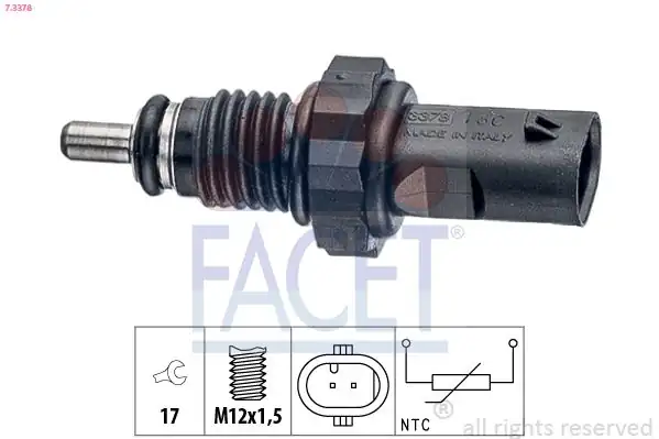 FACET 73378 | Hararet Müşürü Audi A1 A3 A4 Cayenne Seat Ibiza Leon Skoda Fabia Octavia Volkswagen Caddy