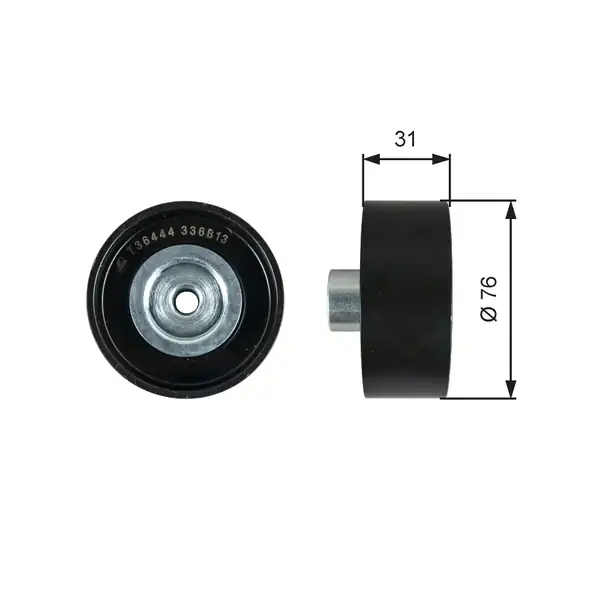 Gates Gts T36444 V Kayış Gergi Rulmanı
