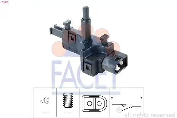 FACET 76165 | Geri Vites Şalteri W202 C W124 W210 E W163 M R170 Slk