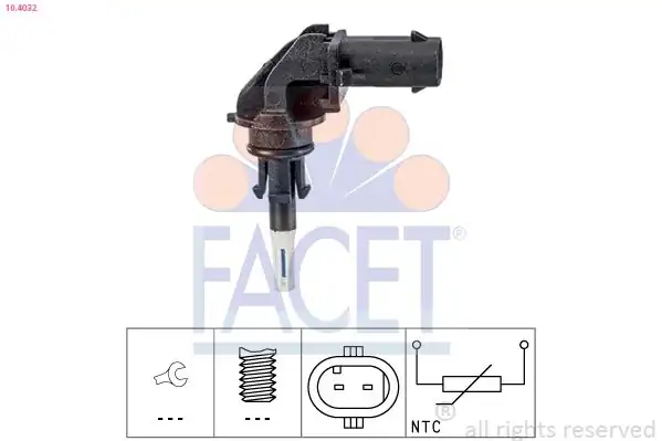 FACET 104032 | Emme Basınç Sensörü BMW F20 F21 114D 116D 118D 120D F23 216D 218