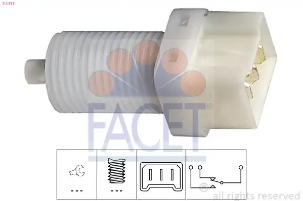 FACET 71113 | Fren Stop Müşürü Renault Megane Clio İ 1893159