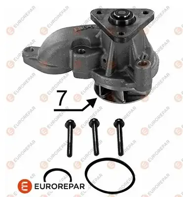 Eurorepar 1635180780 Psa Erp Su Pompası İ30 İ20 Getz Accent Tucson Elantra İx20 İx35 İ10 529218