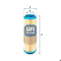 UFI 27.593.00 | Hava Filtresi Mercedes Om668 / W168-W414 / A Serisi A160-A170 CDI 98-04 / Vaneo CDI